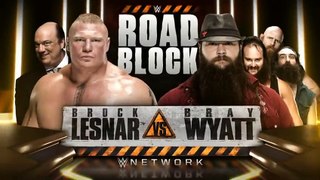 Bray Wyatt sets his sights on Brock Lesnar at WWE Roadblock SmackDown, March 3,