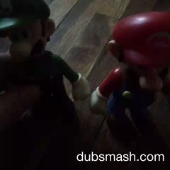 luigi fights Mario