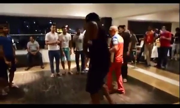 WT20 Final West Indies vs England = Chris Gayle dance with Virat Kohli after match, mauka mauka