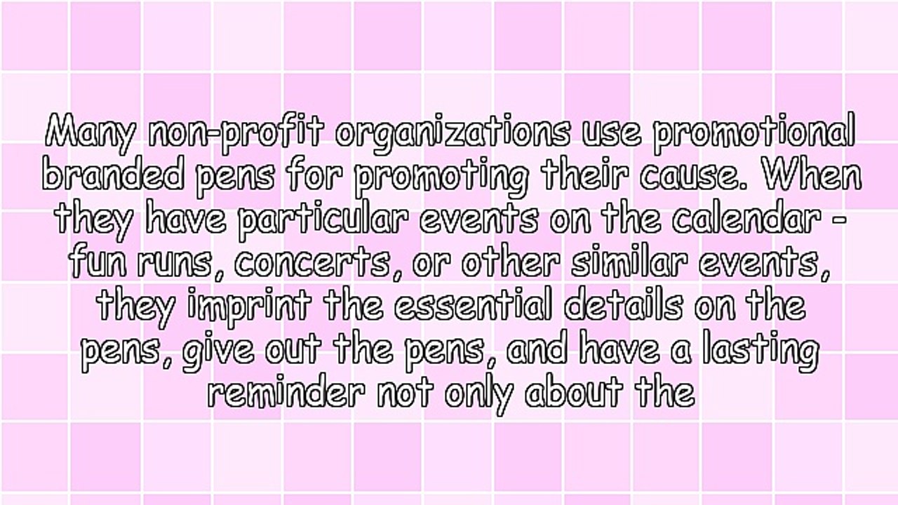 The Many Uses of Promotional Branded Pens