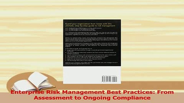 Download Enterprise Risk Management Best Practices From Assessment to Ongoing Compliance PDF Online