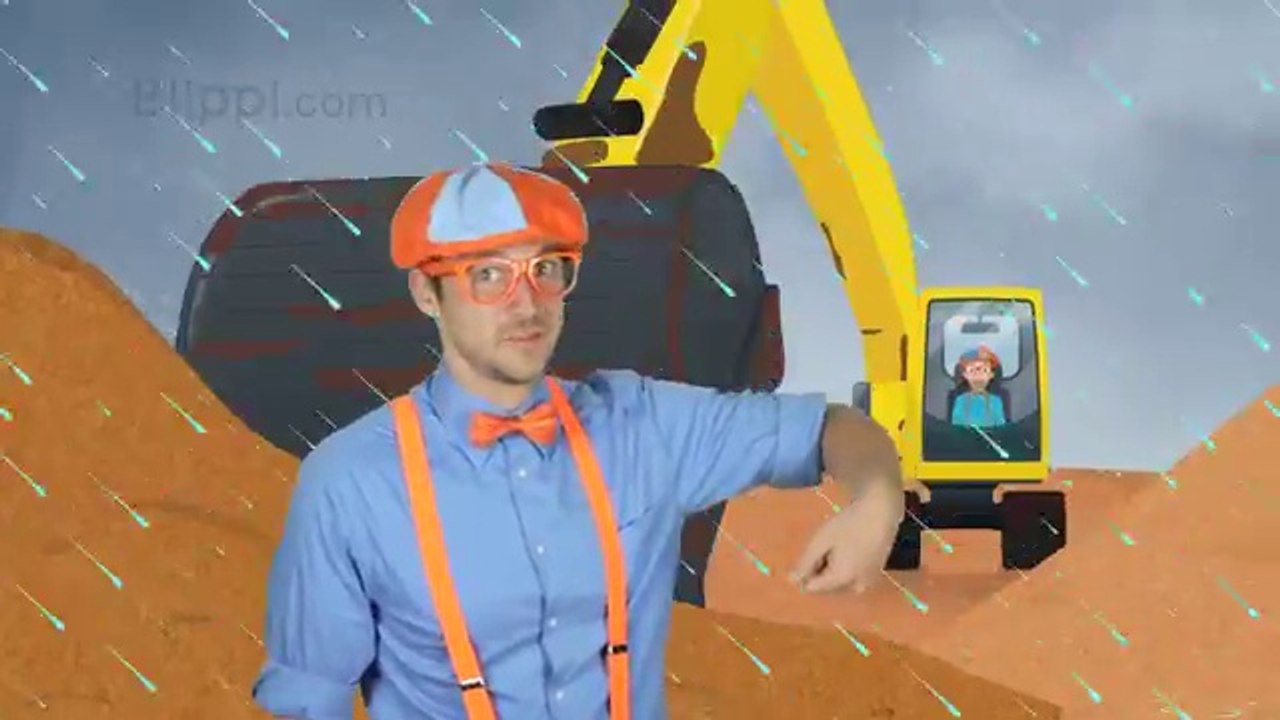 Construction Vehicles for Kids with Blippi The Excavator Song video Dailymotion