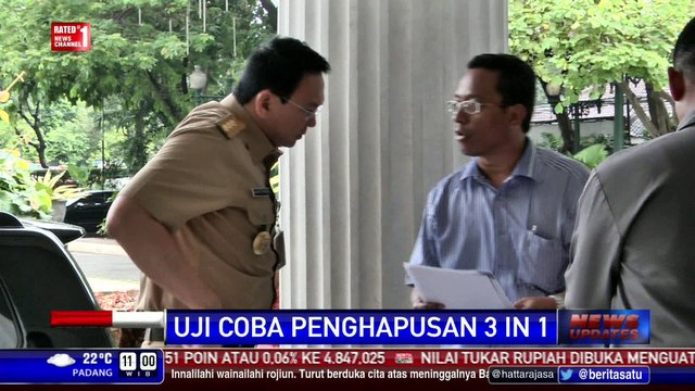 Ahok Pantau Percobaan Jalan Protokol Tanpa Three In One