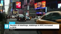 Number of slashings, stabbings in NYC increased in 2016