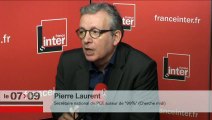 Pïerre Laurent, l'invité de 8h20 de Patrick Cohen