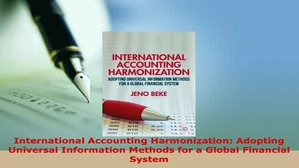 PDF  International Accounting Harmonization Adopting Universal Information Methods for a Free Books