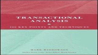 Download Transactional Analysis  100 Key Points and Techniques