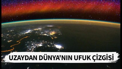 Uzaydan Dünya'nın ufuk çizgisi