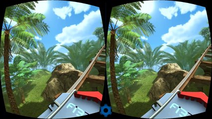VR Roller Coaster Google Cardboard 3D SBS 1080p Gameplay Virtual Reality video