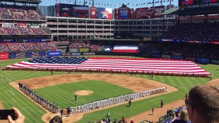 2016 Texas Rangers Home Opener Flyover