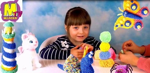 Playfoam Тесто для лепки Playfoam Воздушный шариковый пластилин плейфом Лепим разных животных