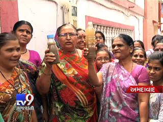 Dirty water troubles Viratnagar residents, Ahmedabad - Tv9 Gujarati