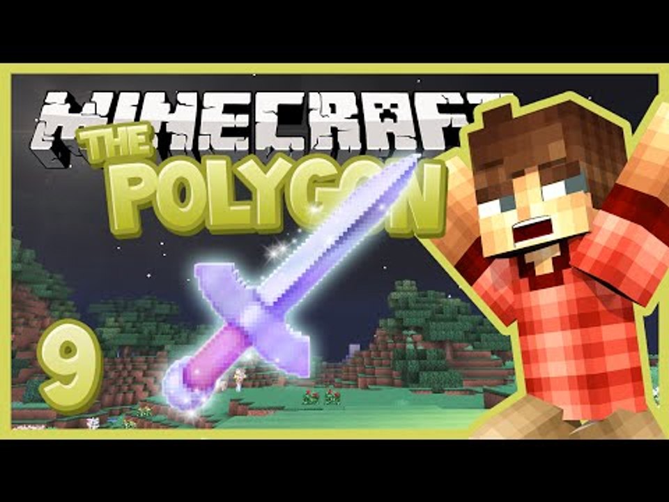 Minecraft 1.8 The Polygon SMP "FIRST ENCHANTMENT!" Ep.9 w/LOGinHDi