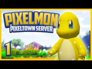 Pixelmon Server! PixelTown "SHINY!" Ep.1 w/ TheIronMango "Pixelmon Server Ep 1"