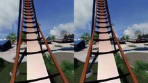 Cedar Point Roller Coaster VR Google Cardboard 3D SBS 1080p gameplay Virtual Reality video