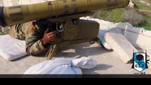 Siria Latakia Misiles del Ejército Sirio persiguen a las ratas de Al Nusra 1 Marzo 2016