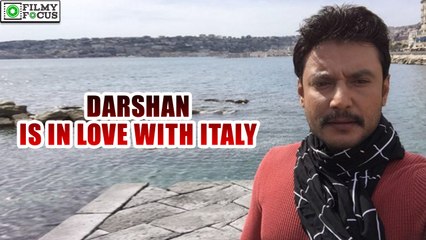 'Jaggu Dada', Darshan Is In Love With Italy | filmyfocus.com