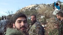 Siria Latakia Helicópteros Rusos Mi 24 apoyan las ofensivas del Ejército Sirio 12 Febrero