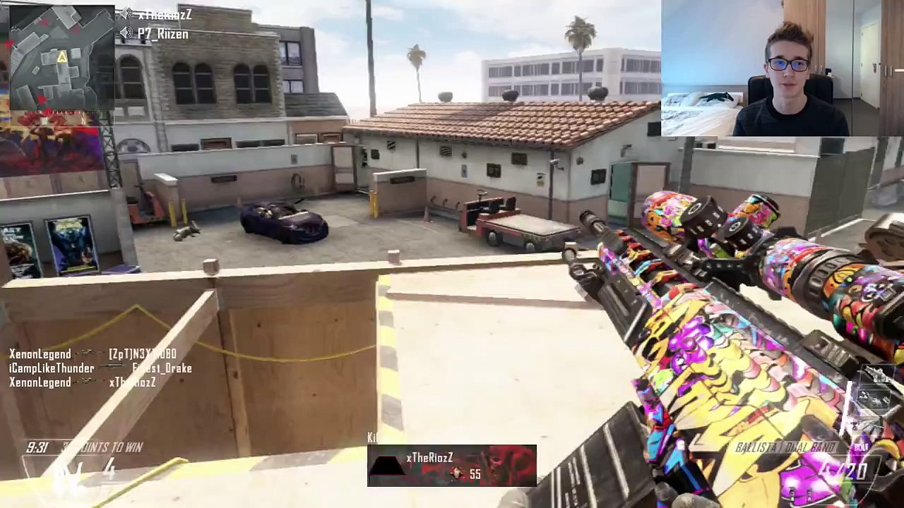 EB Shotting FFA + FaZecam - (BO2 Explosive Bullets Trickshotting)