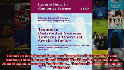 Скачать видео: DOWNLOAD PDF  Trends in Distributed Systems Towards a Universal Service Market Third International FULL FREE