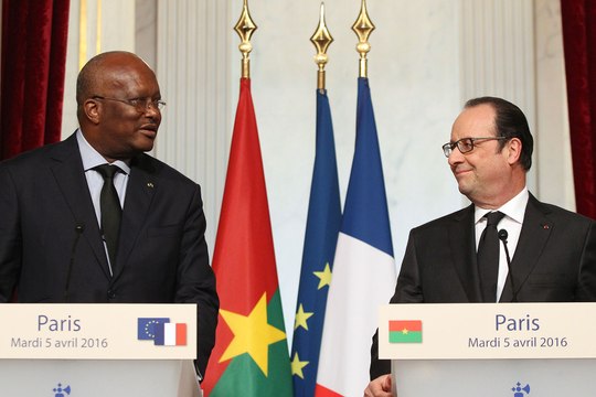 Déclaration conjointe avec Roch Marc Christian Kaboré, président du Burkina Faso