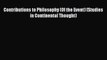 PDF Contributions to Philosophy (Of the Event) (Studies in Continental Thought)  Read Online