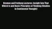 Download Bremen and Freiburg Lectures: Insight Into That Which Is and Basic Principles of Thinking