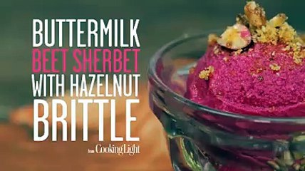 Master Our Buttermilk-Beet Sherbet with Hazelnut  Master Our B...