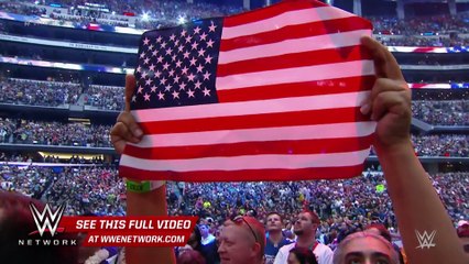 Fifth Harmony sings "America the Beautiful": WrestleMania 32, April 3, 2016