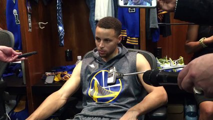 Stephen Curry on using towel to foil Draymond_ I threw it and knocked the cup out of his hand