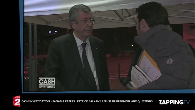 Cash Investigation – Panama Papers : Patrick Balkany refuse de répondre aux questions des journalistes (Vidéo)