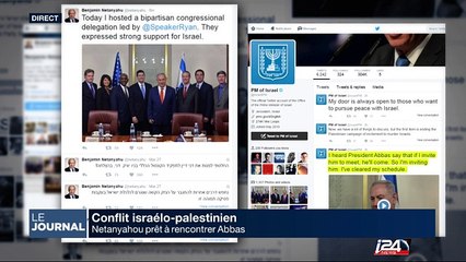 Netanyahou se dit prêt à rencontrer Abbas