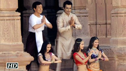 Kung Fu Yoga Shooting Jackie Chan Dances With Farah Khan