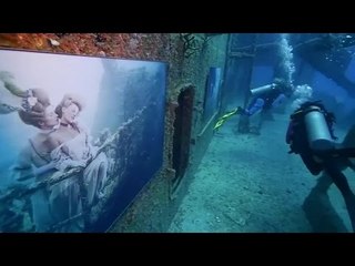 Sunken ship to serve as a venue for a subsea art exhibition