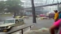 RAW | Video: Hurricane Patricia reaches Mexico; Major Flooding Underway #Patricia