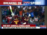 Marlon Samuels fined for breach of ICC code of conduct
