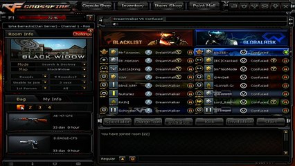 CF EU   DreamWalker  vs  Confused -  bad luck.....