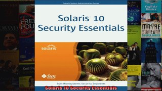 DOWNLOAD PDF  Solaris 10 Security Essentials FULL FREE