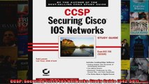 DOWNLOAD PDF  CCSP Securing Cisco IOS Networks Study Guide 642501 FULL FREE