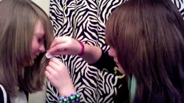 Bloopers of Me Cutting and Dying my Bestfriends Hair