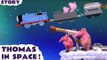THOMAS IN SPACE --- Join The Clangers as they are met by Thomas with his Jet Engine and Peppa Pig with George in this toy story, Featuring Thomas and Friends and many more family fun toys! Toy Unboxing video shown as creative play