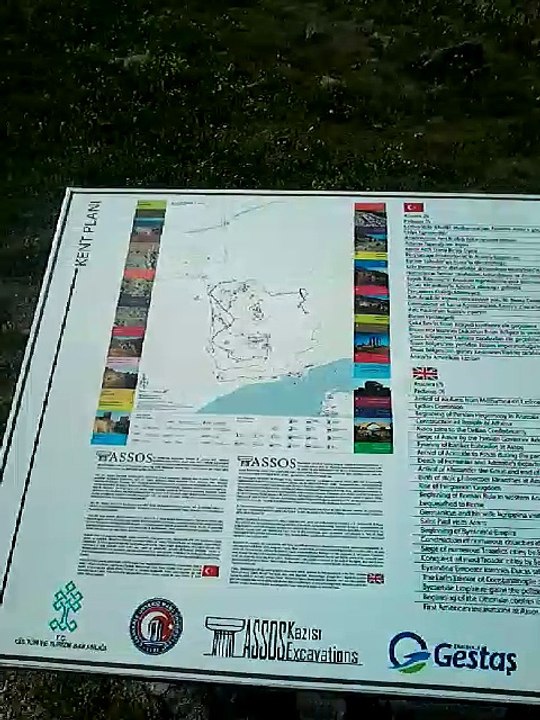 İzmir-Kusadasi-Selçuk-Efes Profesyonel Turist Rehberi Geziyor ve Anlatıyor-Assos ören yeri giris