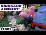 BE CAREFUL GEORGE --- Join Peppa Pig and Naughty George in this Dinosaur Accident Rescue Toy Story, Featuring Thomas and Friends, Doc McStuffins and many more family fun toys! Second half features Hello Kitty, Disney Frozen and more