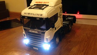 Bruder RC white Scania Truck incredible sound