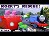 ROCKY'S RESCUE! --- Join Rocky from Paw Patrol and Peppa Pig as Thomas breaks down looking for Mashems, and needs a rescue from Rocky, Featuring Thomas and Friends, Peppa Pig, and many more family fun toys