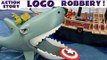 LOGO ROBBERY! --- Electro has stolen the Avengers Logos! Can Captain America, Hulk and Iron Man retrive them? Featuring a Shark Attack, Play Doh, Spiderman, Disney Cars, Pirates, Minions, Transformers, and many more fun toys