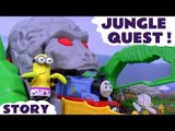Thomas & Friends Funny Minions Play Doh Toys Unboxing Toy Train Jungle Accident Kids Fun Story