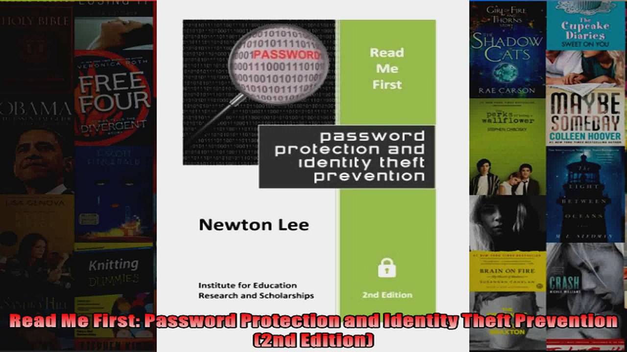 DOWNLOAD PDF  Read Me First Password Protection and Identity Theft Prevention 2nd Edition FULL FREE