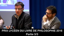 Prix lycéen du livre de philosophie 2016 : 3. Une folle solitude, O. REY, Kitsch dans l'âme, Chr. GENIN