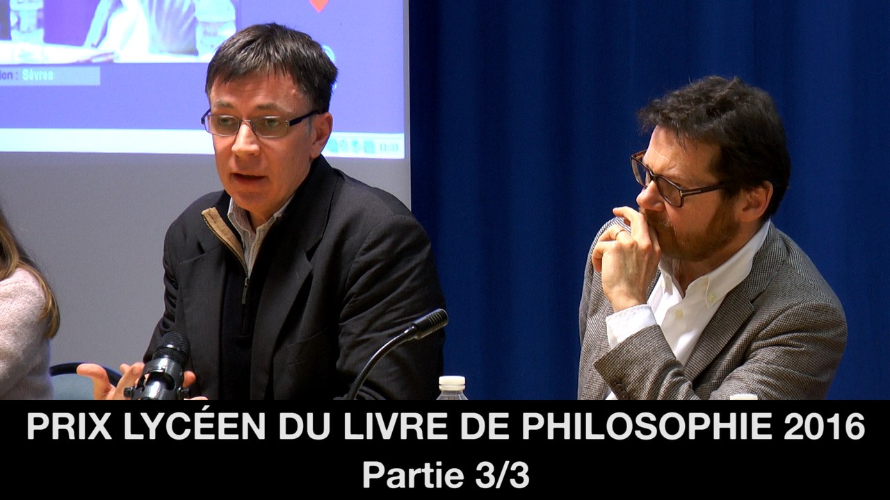 Prix lycéen du livre de philosophie 2016 : 3. Une folle solitude, O. REY, Kitsch dans l'âme, Chr. GENIN